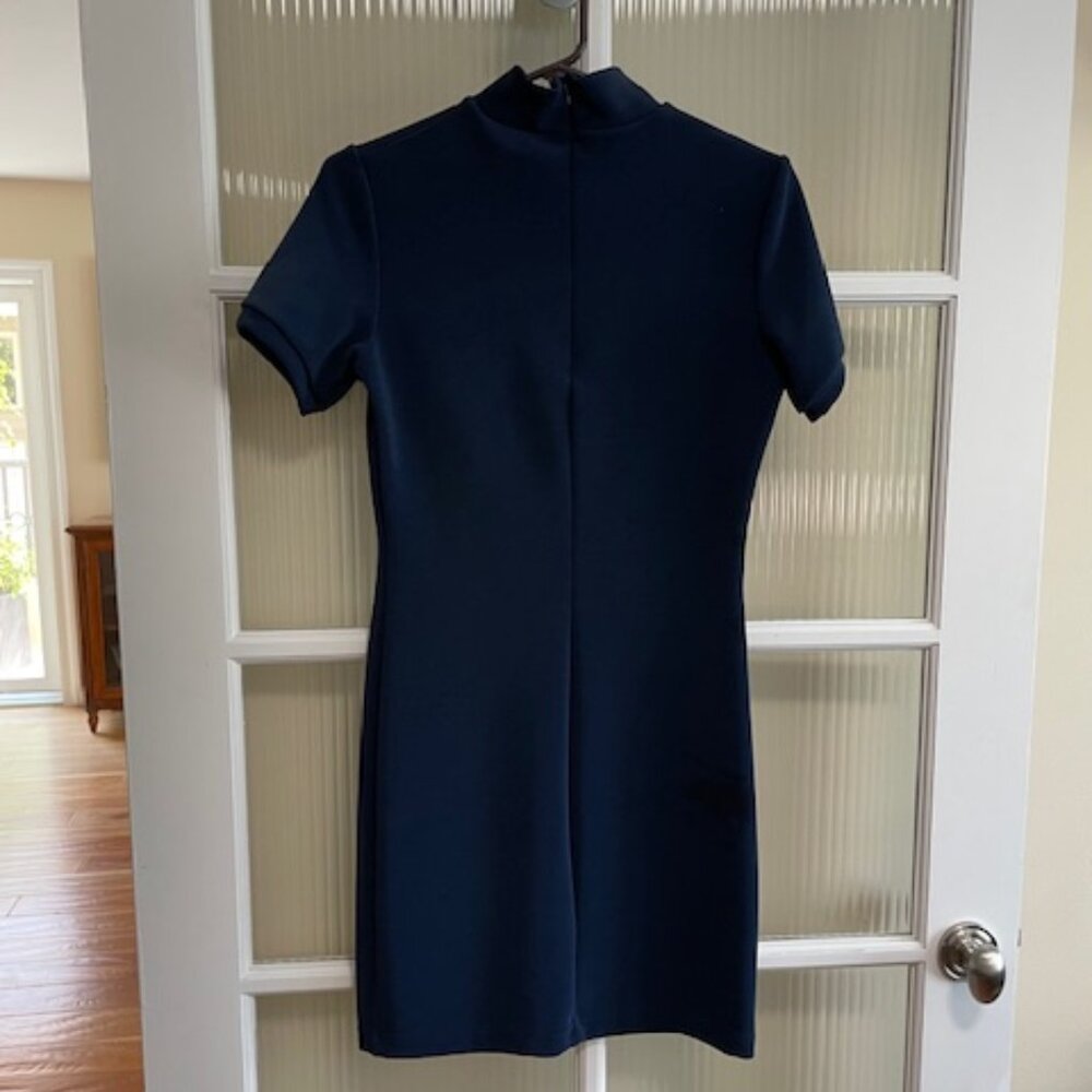Women's lew magram Dress Navy